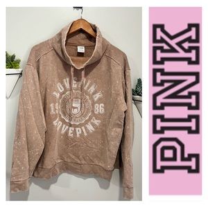 PINK Cowl Neck Sweatshirt